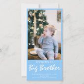 Foto Zwangerschap Big Brother Blue Aankondiging (Voorkant)