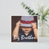 Foto Zwangerschap Big Brother Blue Aankondiging (Staand voorkant)