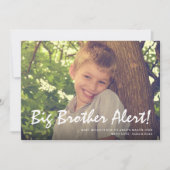 Foto Zwangerschap Big Brother Blue Announcement Ca Aankondiging (Voorkant)