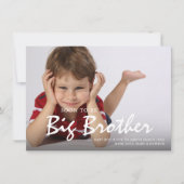 Foto Zwangerschap Big Brother Blue Announcement Ca Aankondiging (Voorkant)