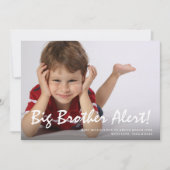 Foto Zwangerschap Big Brother Blue Announcement Ca Aankondiging (Voorkant)