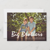 Foto Zwangerschap Big Brother Blue Announcement Ca Aankondiging (Voorkant)