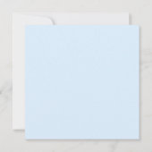 Foto Zwangerschap Binnenkort blauwe Baby bekendmak Aankondiging (Achterkant)