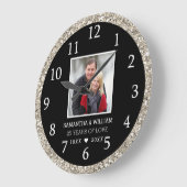 Foto zwart en zilver 25e Jubileum Grote Klok (Hoek)