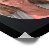 Foto zwart ovaal Lijst toevoegen Poster (Hoek)