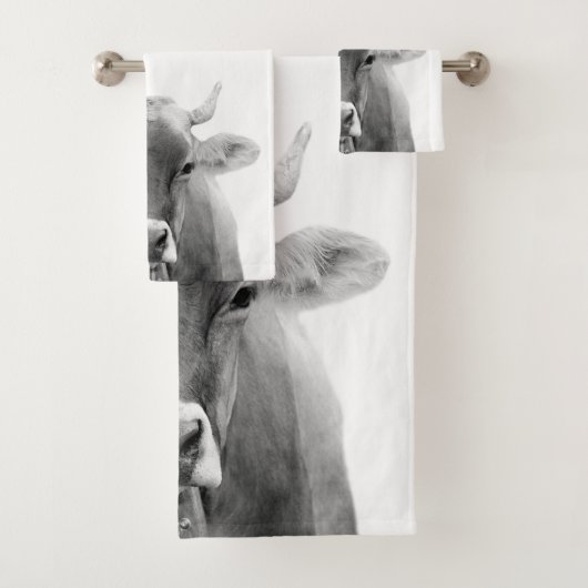 Foto zwart-wit bad handdoek (Insitu)