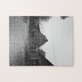 Foto zwart-wit barn legpuzzel (Horizontaal)