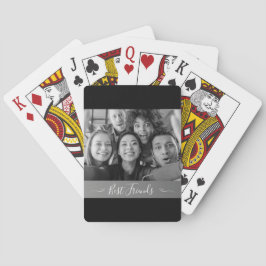 Foto Zwart-wit Beste Vrienden Pokerkaarten