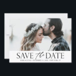 Foto zwart-wit, gemengde afbeelding save the date<br><div class="desc">De zwarte en Witte Gemengde Typografie Foto sparen de Mededeling van de Datum. Je trouwdatum bekendmaken met deze moderne versie van de datumkaart. Het kenmerkt mengseltypografie van manuscript en serif met zwart-wit diagonaal streekpatroon. Deze moderne en elegante redding van de date aankondiging is perfect voor elk trouwthema.</div>