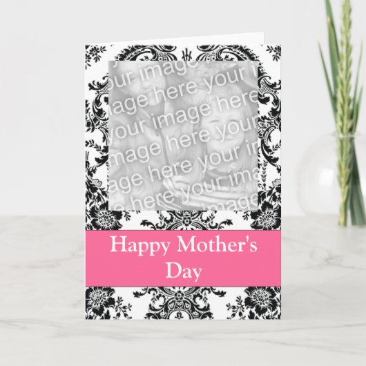  foto zwart-wit kaart (Voorkant)