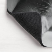 Foto zwart-wit Kitten Muismat (Hoek)