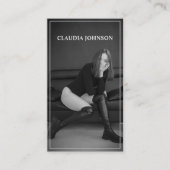 Foto Zwart & Wit l Professionele fotograaf Visitekaartje (Voorkant)