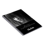 Foto zwart wit quote notitieboek (Rechterzijde)