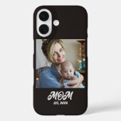 Foto Zwart Wit Script Moeder Opgericht Case-Mate iPhone Case (Achterkant)
