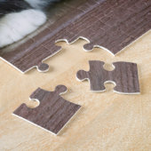 Foto zwart-wit Tuxedo Cat Legpuzzel (Zijkant)