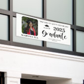 Foto Zwart-wit Welkom Afstuderen Outdoor Spandoek (Buitenkant Gebouw)