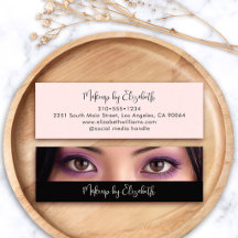 Foto Zwarte Blush Roze Script Make-up Artiest Mode