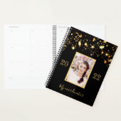 Foto zwarte gouden sterren 2027 planner (Display)