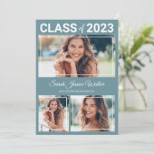 Fotoaankondiging 2023 van de High School Afstudere Aankondiging (Staand voorkant)