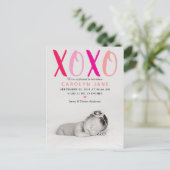 Fotoaankondiging Aankondigingskaart (Staand voorkant)