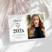 Fotoaankondiging afstuderen Elegant law school Kaart