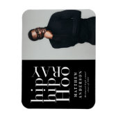 Fotoaankondiging afstuderen heuphoornkop magneet (Verticaal)