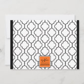 Fotoaankondiging van hedendaags grafisch Afstudere Aankondiging (Achterkant)