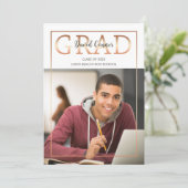 Fotoaankondiging van High School 2023 Afstuderen Aankondiging (Staand voorkant)