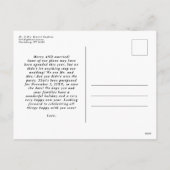 Fotoaankondiging voor feestdagen (Achterkant)