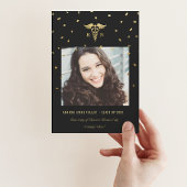 Fotoaankondigingen van verpleegscholen Afstuderen Aankondiging