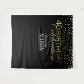 Fotoachtergrond voor 40e verjaardagsfeest wandkleed (Voorkant (horizontaal))