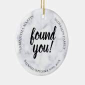 Fotoadoptie reunion keramisch Ornament (Rechts)