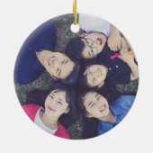 Fotoadoptie reunion keramisch Ornament (Achterkant)