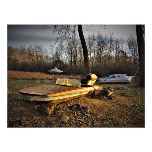 Fotoafdrukken "As Twin Sunset" Foto Afdruk (Voorkant)