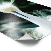 Fotoafdrukken kroon op veren foto afdruk (Hoek)