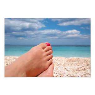 Fotoafdrukken van zomerfeestdagen foto afdruk