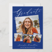 Fotoafstudeerfeest Uitnodiging aankondiging (Voorkant)