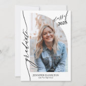 Fotoafstudeerfeest Uitnodiging aankondiging (Voorkant)