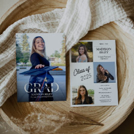 Fotoafstudeerfeest Uitnodiging aankondiging