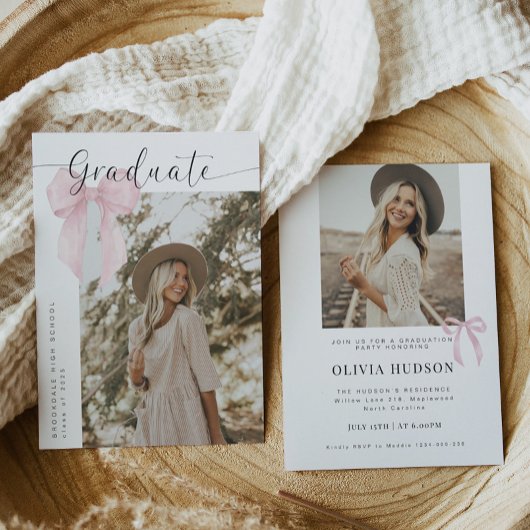 Fotoafstudeerfeest Uitnodiging aankondiging