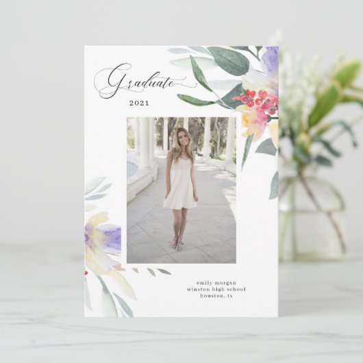 FotoAfstuderen Kaart (Staand voorkant)