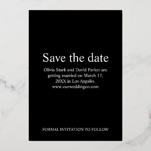 Fotoalbum Hoesje Muziek Afspeellijst De datum opsl Folie Uitnodiging (Achterkant)