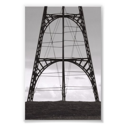 Fotoalfabet Letter A3 4x6 Black en White Foto Afdruk (Voorkant)