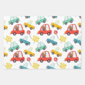 Fotoauto's op maat inpakpapier vel (Voorkant)