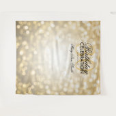 Fotobackdrop 30e verjaardag gouden glitters lichtj wandkleed (Voorkant (horizontaal))