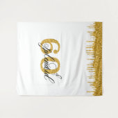 Fotobackdrop Feest 60 Zestig Verjaardag 60ste Wandkleed (Voorkant (horizontaal))