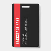 Fotobackground Mediapas ID-badge Badge (Achterkant)