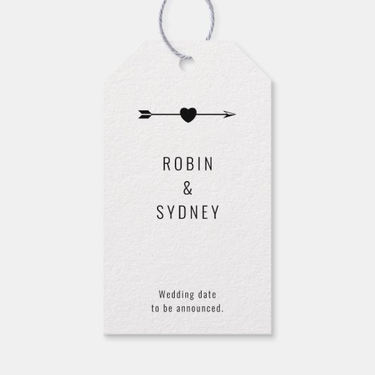 Fotobadge | Aankondiging Verloving | LABEL | B Cadeaulabel (Achterkant)