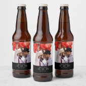 Fotobadge | De datum opslaan | Bierlabel Bier Etiket (Flessen)