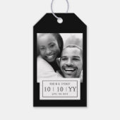 Fotobadge | De datum opslaan | Cadeau Label | Zwar Cadeaulabel (Voorkant)